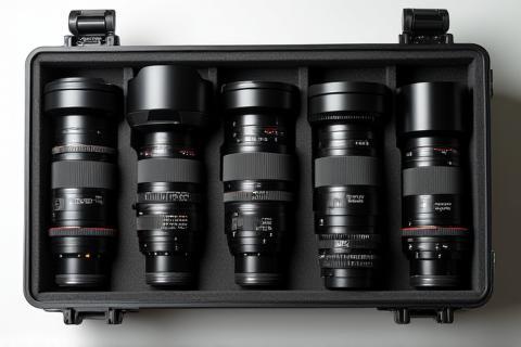 Set of professional prime lenses